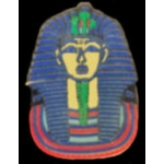 EGYPTIAN MOTIF COLOR PHARAOH HEAD PIN